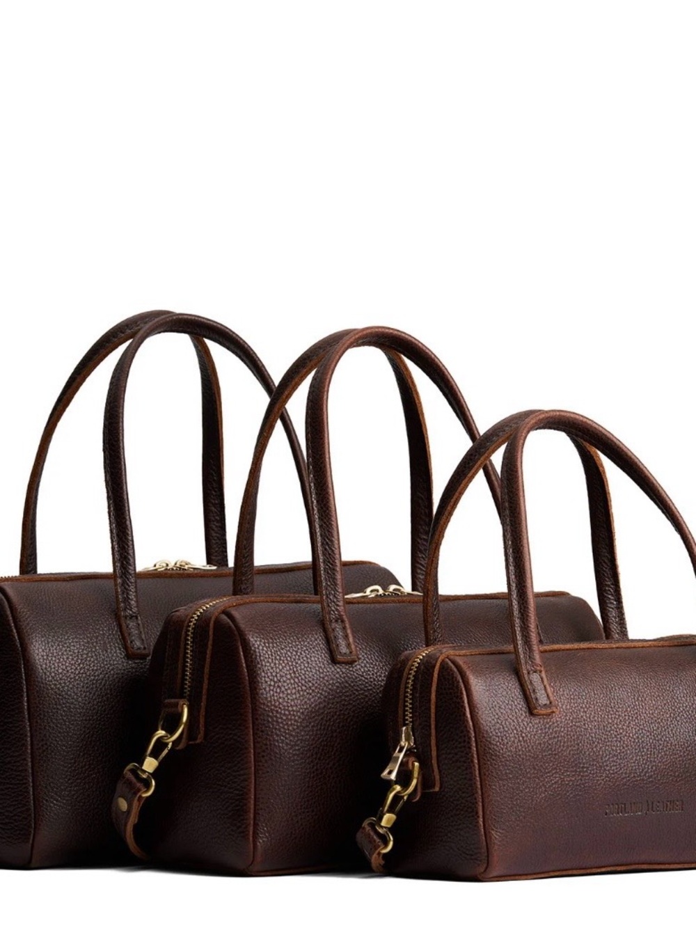 Portland Leather Large Sloan Doctor Bag In Coldbrew - Picture 3 of 10